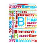 Market - Cadouri - Pungi cadou si accesorii - Punga XL Happy Birthday To You - Infinity.ro