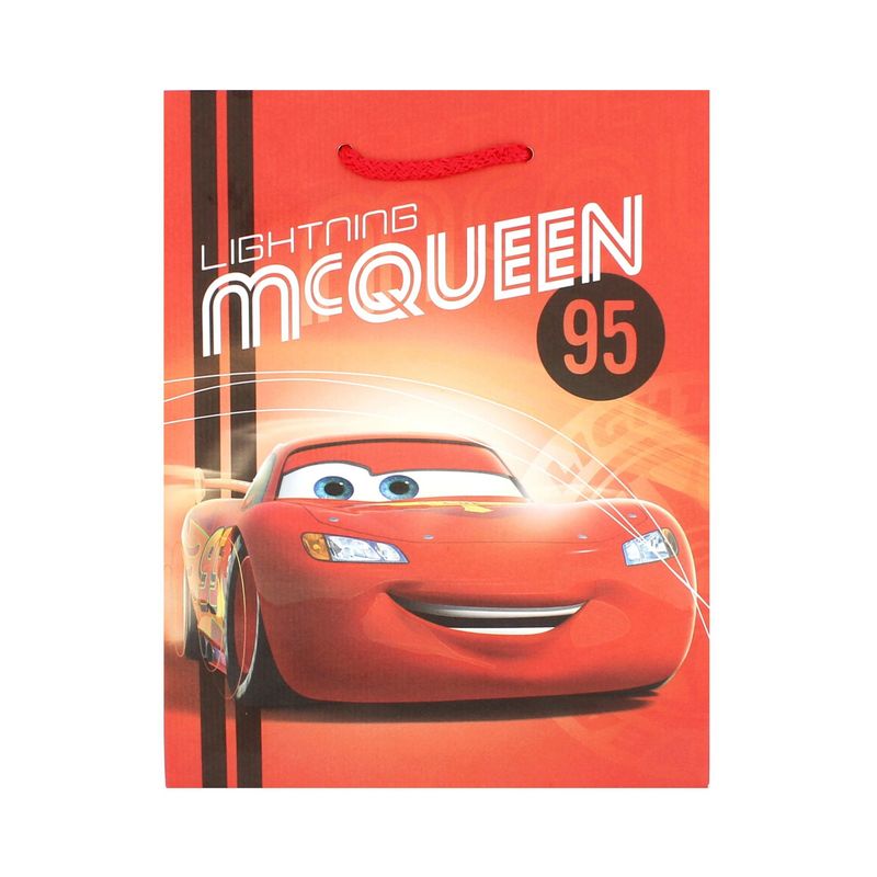 Market - Cadouri - Pungi cadou si accesorii - Punga hartie M Kraft Cars Lightning McQueen - Infinity.ro