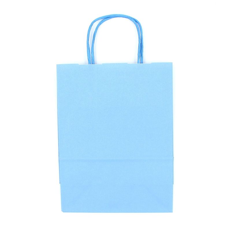 Market - Cadouri - Pungi cadou si accesorii - Punga small kraft SDF Kraft Albastru Deschis - Infinity.ro