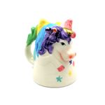 Casa si Gradina - Bucatarie si vesela - Cani si pahare - Cani si cesti - Cana figurina upside-down "Unicorn cu stelute" - Infinity.ro