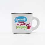 Casa si Gradina - Bucatarie si vesela - Cani si pahare - Cani si cesti - Cescuta espresso Dymanite comes in small packages - Infinity.ro