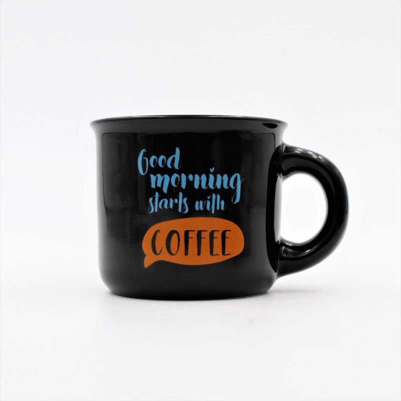 Casa si Gradina - Bucatarie si vesela - Cani si pahare - Cani si cesti - Cescuta espresso Good morning start with coffee - Infinity.ro
