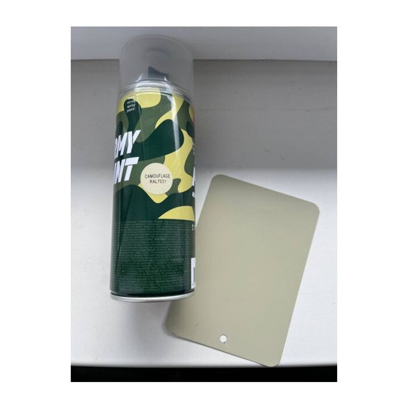 Auto si Moto - Piese auto si accesorii - Caroserie - Vopsele auto si accesorii - Spray vopsea, Army, super rezistenta Gri Matt (RAL 7031), 400 ml - Infinity.ro