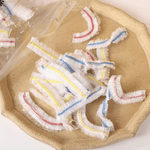 Casa si Gradina - Mobilier - Organizare si depozitare - Pungi depozitare - Set de 100 Pungi tip Capac de Unica Folosinta Transparente cu Capete Colorate ABYZ - Infinity.ro