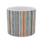 Casa si Gradina - Gradinarit si plante - Plante si ghivece - Ghivece si suporturi - Masca ghiveci ceramica dungulite multicolore 11cm - Infinity.ro