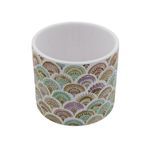 Casa si Gradina - Gradinarit si plante - Plante si ghivece - Ghivece si suporturi - Masca ghiveci ceramica model abstract 11cm - Infinity.ro