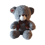 Jucarii, Copii si Bebe - Jucarii si jocuri - Jucarii de plus - Ursulet de plus pufos, gri, 30cm ABYZ - Infinity.ro