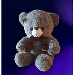 Jucarii, Copii si Bebe - Jucarii si jocuri - Jucarii de plus - Ursulet de plus pufos, gri, 30cm ABYZ - Infinity.ro