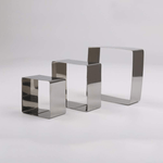 Casa si Gradina - Bucatarie si vesela - Ustensile bucatarie - Forme prajituri - Set 3 rame pentru tort forma patrata ABYZ - Infinity.ro