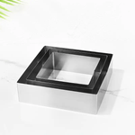 Casa si Gradina - Bucatarie si vesela - Ustensile bucatarie - Forme prajituri - Set 3 rame pentru tort forma patrata ABYZ - Infinity.ro