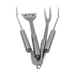 Casa si Gradina - Gradina si terasa - Gratare si accesorii - Accesorii gratare - Set 3 ustensile gratar metal 35cm - Infinity.ro