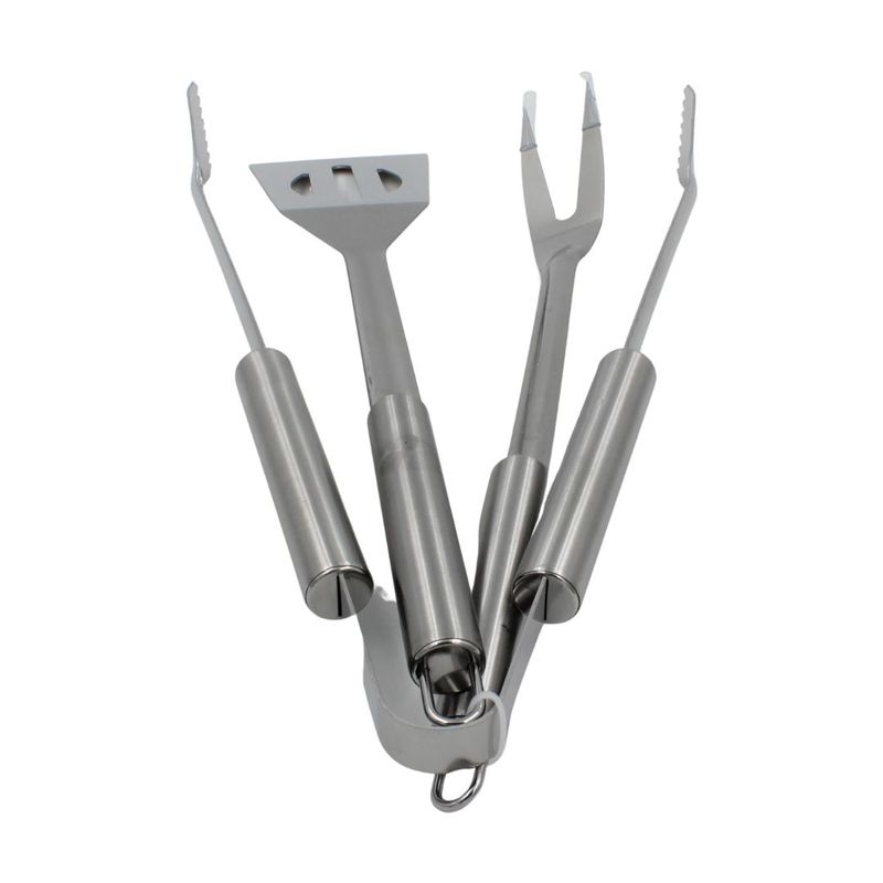 Casa si Gradina - Gradina si terasa - Gratare si accesorii - Accesorii gratare - Set 3 ustensile gratar metal 35cm - Infinity.ro