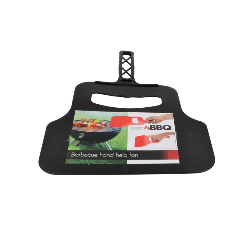 Casa si Gradina - Gradina si terasa - Gratare si accesorii - Accesorii gratare - Evantai pentru gratar negru 32x21 cm - Infinity.ro