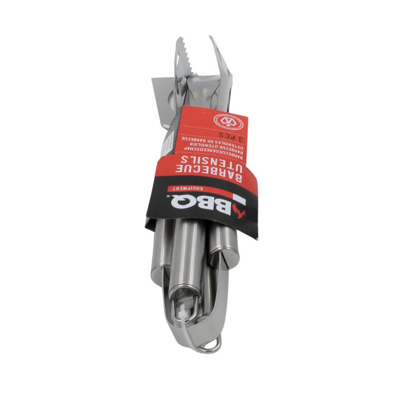 Casa si Gradina - Gradina si terasa - Gratare si accesorii - Accesorii gratare - Set 3 ustensile gratar metal 35cm - Infinity.ro