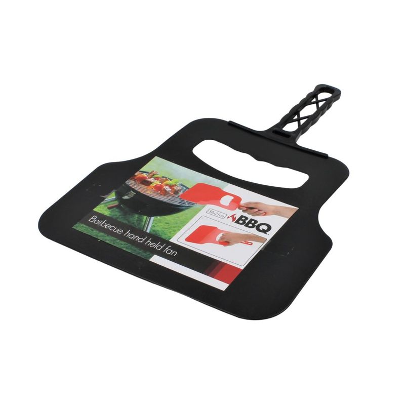 Casa si Gradina - Gradina si terasa - Gratare si accesorii - Accesorii gratare - Evantai pentru gratar negru 32x21 cm - Infinity.ro