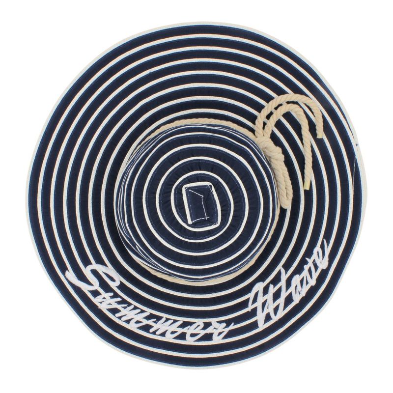 Fashion, accesorii si bijuterii - Femei - Accesorii femei - Caciuli si palarii femei - Palarie plaja dama albastru Summer Wave - Infinity.ro