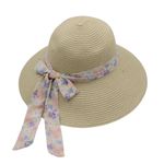 Fashion, accesorii si bijuterii - Femei - Accesorii femei - Caciuli si palarii femei - Palarie plaja dama nature funda floricele - Infinity.ro