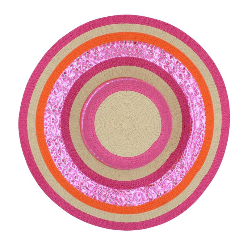 Fashion, accesorii si bijuterii - Femei - Accesorii femei - Caciuli si palarii femei - Palarie plaja dama colorata cu sclipici - Infinity.ro