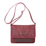 Fashion, accesorii si bijuterii - Femei - Accesorii femei - Genti si rucsacuri femei - Geanta tip postas Kyoto Festival Dark Pink 25x7x20cm - Infinity.ro
