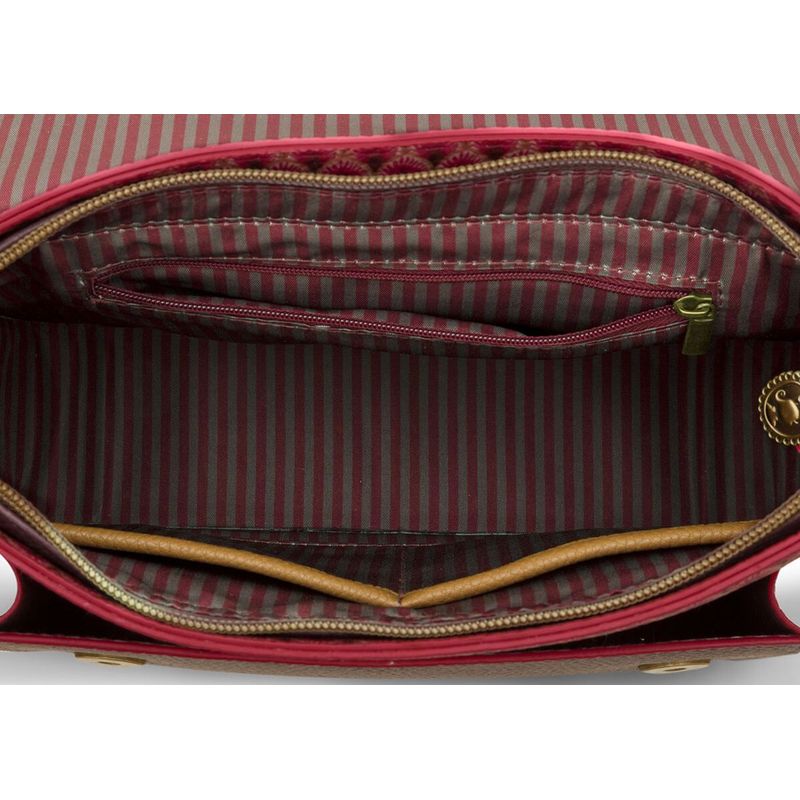 Fashion, accesorii si bijuterii - Femei - Accesorii femei - Genti si rucsacuri femei - Geanta tip postas Kyoto Festival Dark Pink 25x7x20cm - Infinity.ro