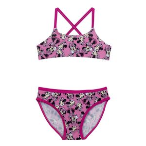 Costum baie 2 piese Minnie roz - 3 ani