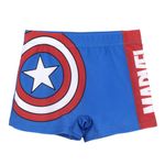 Jucarii, Copii si Bebe/Scutece si consumabile copii/Scutece si chilotei/Chilotei - Boxeri de inot baieti albastru Avengers - 6 ani - Infinity.ro