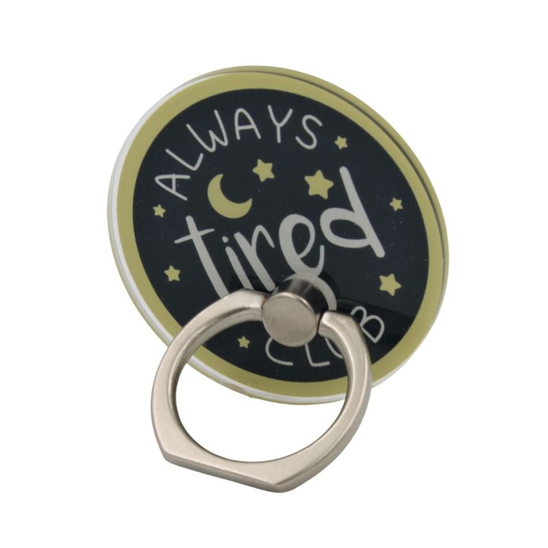 Laptop, Telefoane si Tablete - Telefoane mobile si accesorii - Accesorii Telefoane - Suport si docking telefoane - Suport inel telefon Always tired club - Infinity.ro