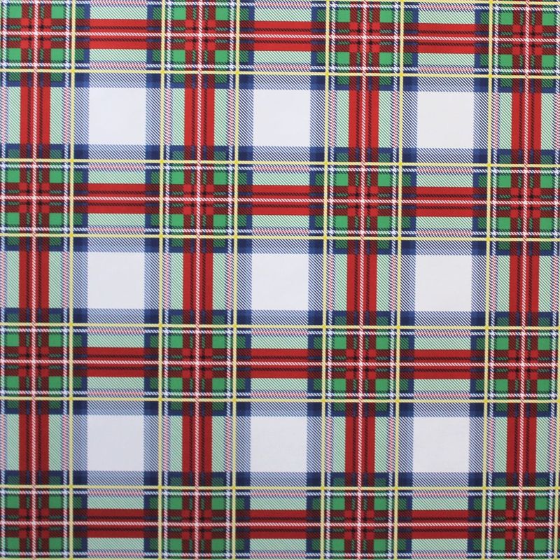 Carti si Birotica - Birotica - Articole ambalare - Hartie ambalat cadouri CLASSICO tartan alb - Infinity.ro