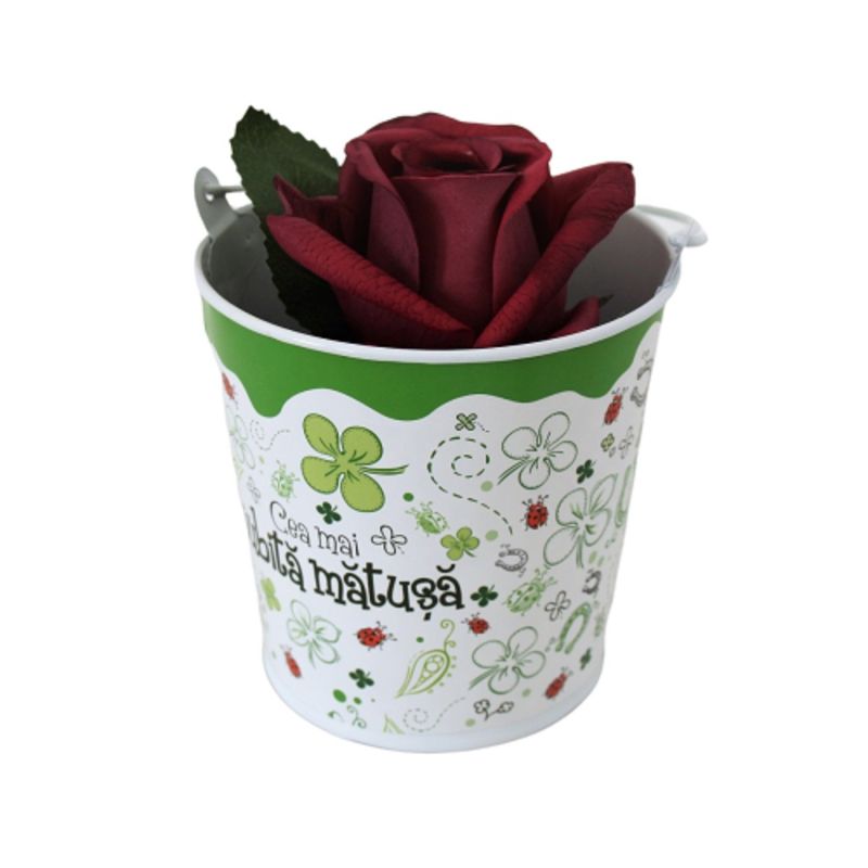 Casa si Gradina - Gradinarit si plante - Plante si ghivece - Ghivece si suporturi - Suport ghiveci 10 cm "Cea mai iubita matusa" - Infinity.ro