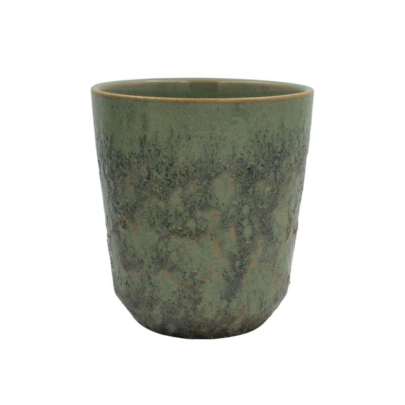 Casa si Gradina - Gradinarit si plante - Plante si ghivece - Ghivece si suporturi - Masca de ghiveci verde Mica 15x12 cm - Infinity.ro