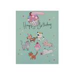 Market - Cadouri - Pungi cadou si accesorii - Punga de cadou hartie L Kitten Party - Infinity.ro