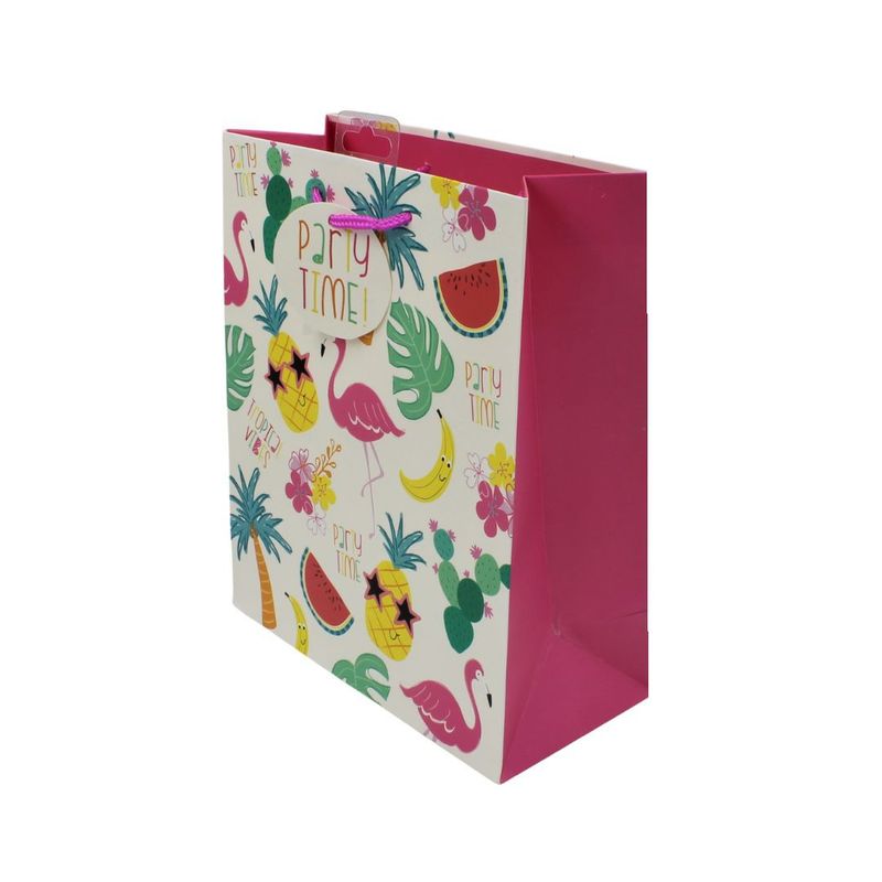 Market - Cadouri - Pungi cadou si accesorii - Punga cadou XL hartie Tropical Icons - Infinity.ro