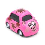 Jucarii, Copii si Bebe - Jucarii si jocuri - Vehicule si jucarii cu telecomanda - Masinute - Masinuta cu sistem pull-back purcelus roz - Infinity.ro