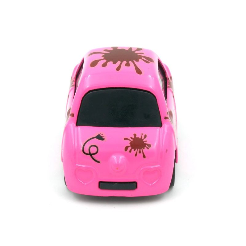 Jucarii, Copii si Bebe - Jucarii si jocuri - Vehicule si jucarii cu telecomanda - Masinute - Masinuta cu sistem pull-back purcelus roz - Infinity.ro