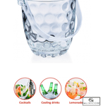 Casa si Gradina - Bucatarie si vesela - Accesorii bar - Frapiere si clesti gheata - Frapiera Pentru Gheata din Sticla cu Maner si Cleste din PVC Glixicom - Infinity.ro