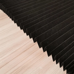 Casa si Gradina - Textile si covoare - Rulouri si jaluzele - Jaluzea Plisata cu Sistem de Prindere Autoadeziv Glixicom 60 x 150 cm Negru - Infinity.ro