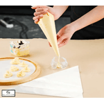 Casa si Gradina - Mobilier - Feronerie si accesorii mobila - Set 50 Pungi pentru Ornare Crema Transparente Glixicom 30 cm Capacitate Aproximativa 500 ml - Infinity.ro