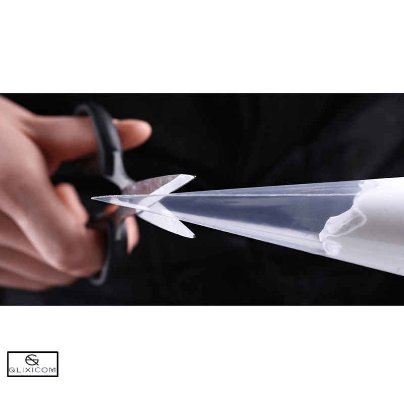 Casa si Gradina - Mobilier - Feronerie si accesorii mobila - Set 50 Pungi pentru Ornare Crema Transparente Glixicom 30 cm Capacitate Aproximativa 500 ml - Infinity.ro