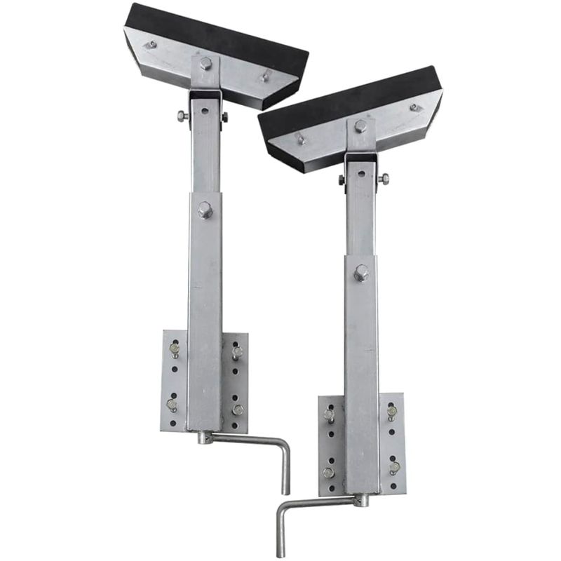 Auto si Moto - Ambarcatiuni - Piese pentru ambarcatiuni - Set de 2 suporturi cu bara solida pentru remorca barca 63 - 88 cm - Infinity.ro