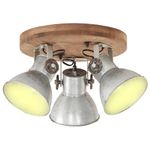 Casa si Gradina - Corpuri si surse de iluminat - Veioze si lampi - Lampi de veghe - Lampa de tavan industriala, argintiu, 25 W, 42 x 27 cm, E27 - Infinity.ro