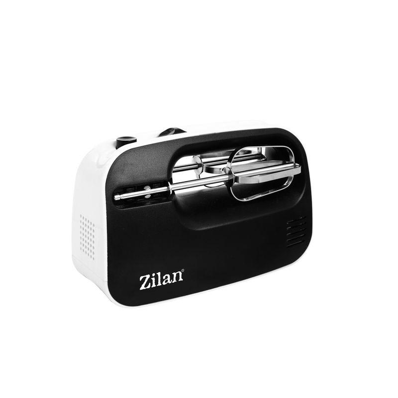 Electronice si Electrocasnice - Electrocasnice bucatarie - Mixere, tocatoare & roboti de bucatarie - Mixere - Mixer de mana ZIlan ZLN2151 Negru, 3 nivele de viteza, compact, 300W - Infinity.ro