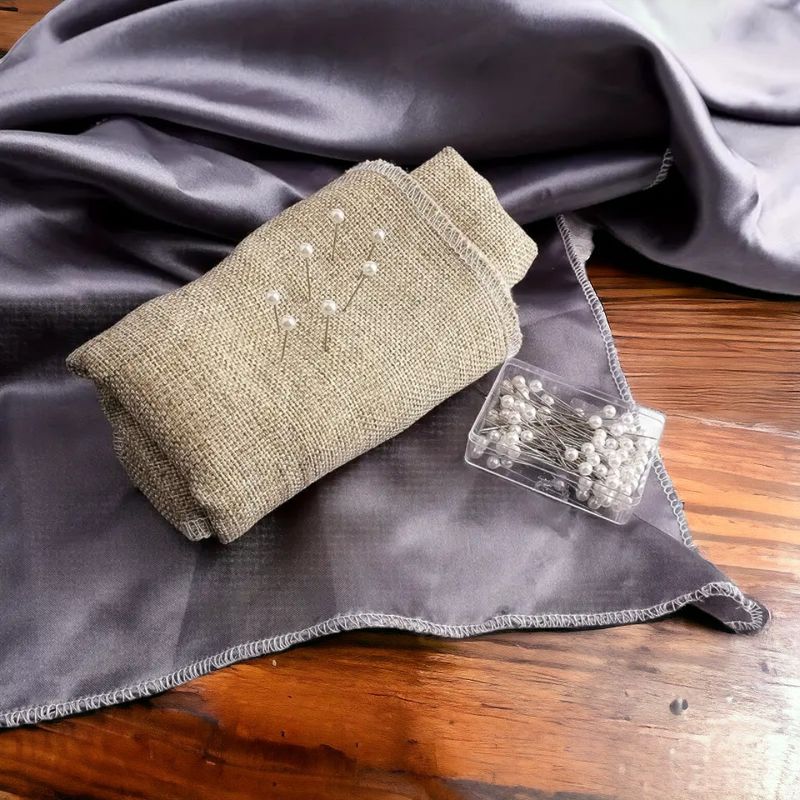 Casa si Gradina - Decoratiuni - DIY - Articole mercerie - Set 90 bolduri cu cap din plastic Crisalida, lungime 40 mm, Albe - Infinity.ro