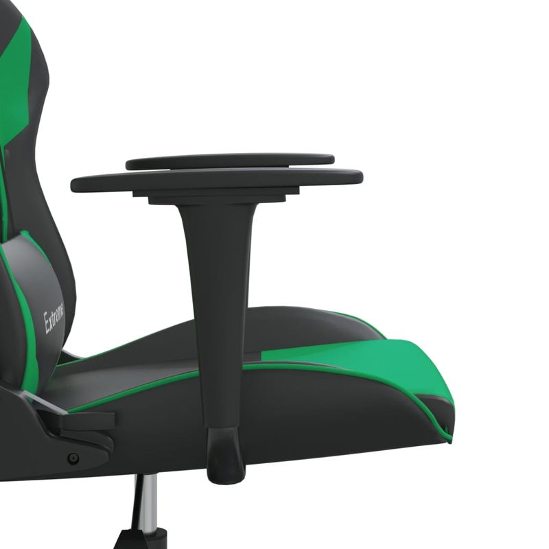 PC, gaming si accesorii - Gaming - Accesorii gaming - Scaune gaming - Scaun de jocuri, negru si verde, piele ecologica - Infinity.ro