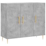 Casa si Gradina - Mobilier - Comode si corpuri - Comode - Servanta, gri beton, 90x34x80 cm, lemn compozit - Infinity.ro