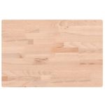 Casa si Gradina - Constructii - Lemn constructii - Placi lemn - Blat de masa 60x40x4 cm dreptunghiular, lemn masiv de fag, natural - Infinity.ro