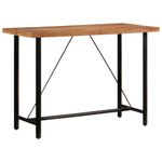 Casa si Gradina - Mobilier - Mese si birouri - Mese bucatarie si dining - Masa de bar, 150x70x107 cm, lemn masiv acacia si fier - Infinity.ro