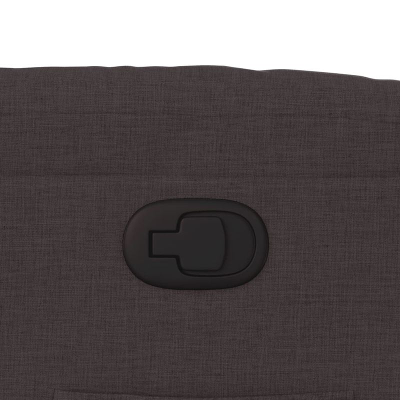 Casa si Gradina - Mobilier - Scaune si fotolii - Fotolii - Fotoliu rabatabil cu ridicare pe verticala, maro inchis, textil - Infinity.ro