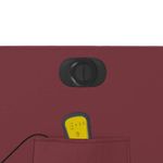 Ingrijire personala si Cosmetice - Sanatate si wellness - Articole wellness - Fotolii de masaj - Fotoliu electric masaj rabatabil cu ridicare, rosu vin - Infinity.ro