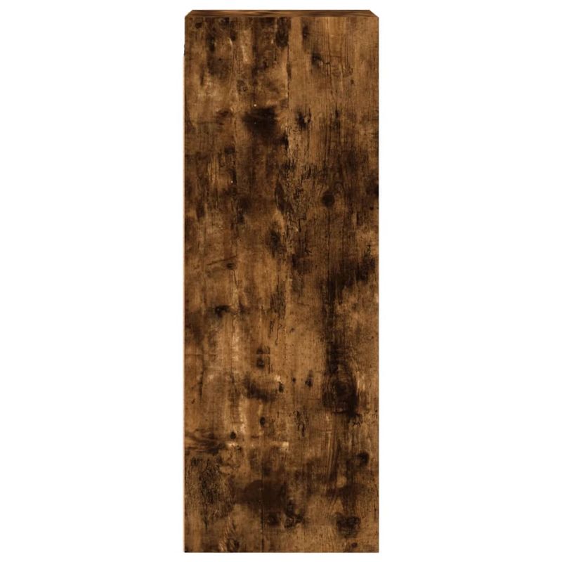 Casa si Gradina - Mobilier - Dulapuri si sifoniere - Dulapuri - Dulap de perete cu usi din sticla, stejar fumuriu,35x37x100 cm - Infinity.ro
