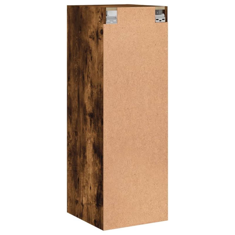 Casa si Gradina - Mobilier - Dulapuri si sifoniere - Dulapuri - Dulap de perete cu usi din sticla, stejar fumuriu,35x37x100 cm - Infinity.ro